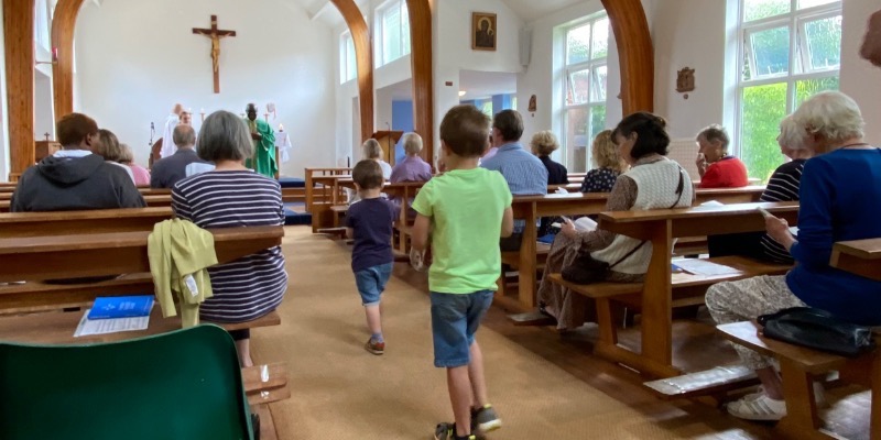 Offertory at St Barnabas